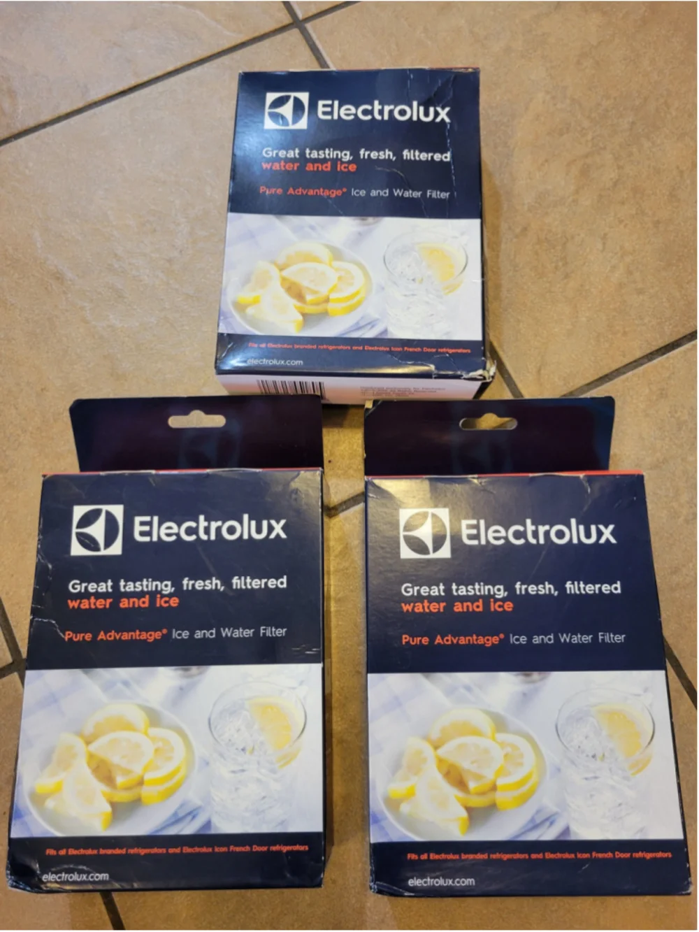 Electrolux EWF01 Water Filter Set of 3